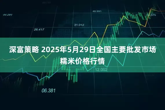 深富策略 2025年5月29日全国主要批发市场糯米价格行情