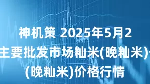 神机策 2025年5月29日全国主要批发市场籼米(晚籼米)价格行情