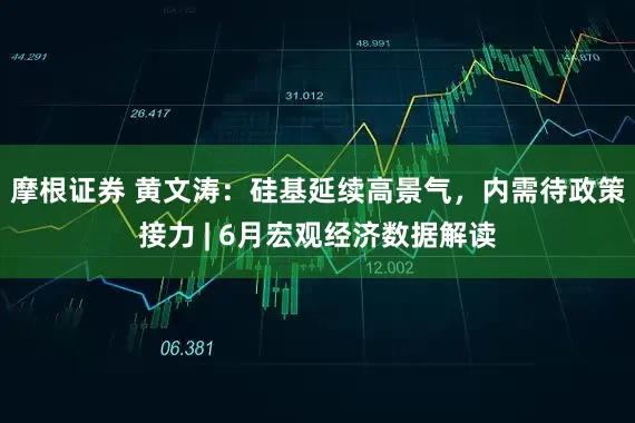 摩根证券 黄文涛：硅基延续高景气，内需待政策接力 | 6月宏观经济数据解读